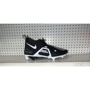 Nike Alpha Menace Pro 3 Mens Football Cleats Size 11.5 Black White CT6649-001